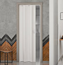 Porta a Soffietto da Interno 83x214 cm in PVC Caroline Bianco Pastello