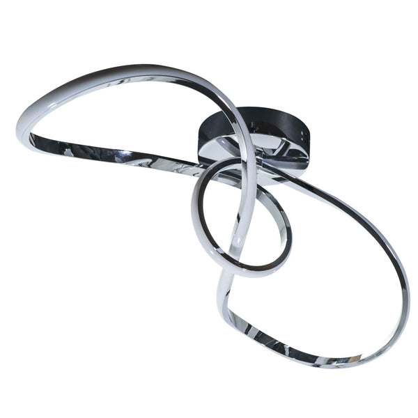 prezzo Plafoniera Led 45W 4115lm 4500K Cromo E-Energy Nodo