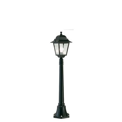 online Lampada Palo Basso per Giardino Colore Nero da Esterno Linea Quadrata Sovil