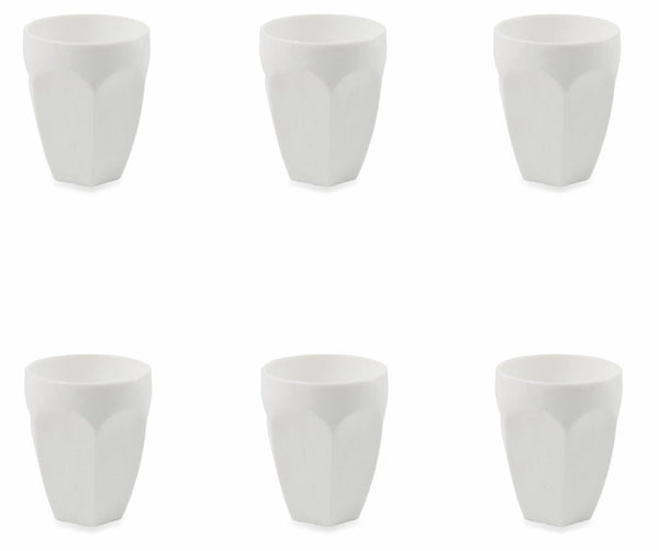 online Set 6 Bicchieri Ø8,8x10 cm in Vetro Villa d'Este Home Tivoli Wonderland Bianchi