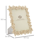 Cornice Farfalle Oro 27,5x2,6x32,5 cm in Poliresina e Vetro