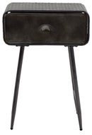 Mobiletto 1 Cassetto in Metallo Nero