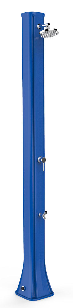 prezzo Doccia Solare da Giardino 40L Miscelatore e Lavapiedi Arkema Big Happy Five Blu