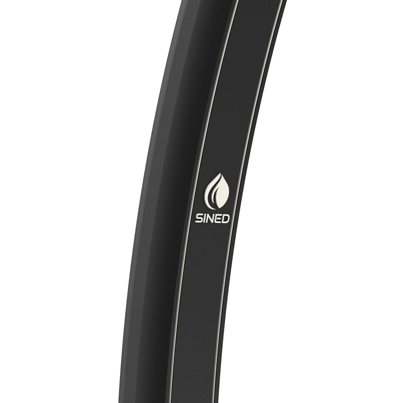 Doccia Solare da Giardino 25L Miscelatore e Lavapiedi Sined Emi Nera