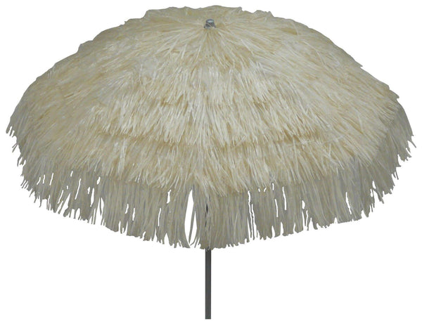 sconto Ombrellone da Giardino Ø2 m Palo Ø33 mm in Acciaio Maffei Kenia Ecrù