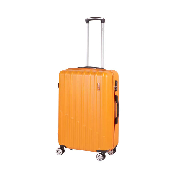 sconto Trolley Valigia Media Rigido 4 Ruote con Combinazione in ABS Ravizzoni Stelvio Giallo Senape