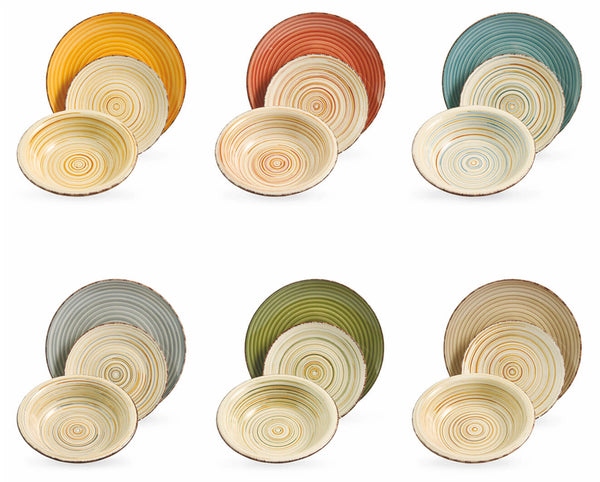 Servizio Piatti 18 Pezzi in Gres Villa d'Este Canyon prezzo