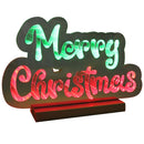 Scritta Merry Christmas Infinity 40 cm Addobbo Luminoso Decorazione LED Natalizia
