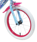 Bicicletta per Bambina 16" 2 Freni  Sea Life Verde Marine e Rosa
