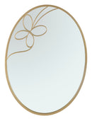 Specchio Oro Butterfly Line 66x3x90 cm in Ferro e MDF Oro