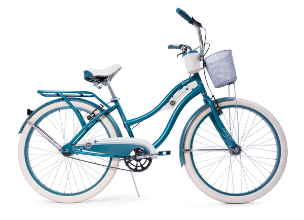 Bicicletta da 26" per Bambini e Ragazzi Telaio Hi-Ten Freni V-Brake Cruise Deluxe Azzurro acquista
