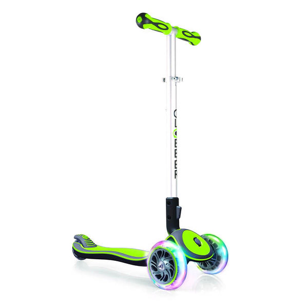 Monopattino 3 ruote a LED Telescopico e Ripiegabile Max 50Kg Globber Elite Verde online