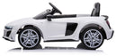 Macchina Elettrica per Bambini 12V con Licenza Audi R8 Sport Bianca