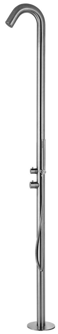 Doccia da Giardino 228,9x18x25 cm con Miscelatore e Doccetta Sined Alghero Inox online