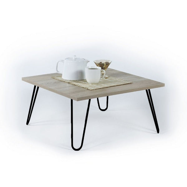 sconto Tavolino da salotto 60x60x29 cm rovere Ilia