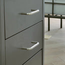 Maniglie per Mobile 8 mm Interasse 96 mm Acciaio Cromo 20 Pezzi Emuca