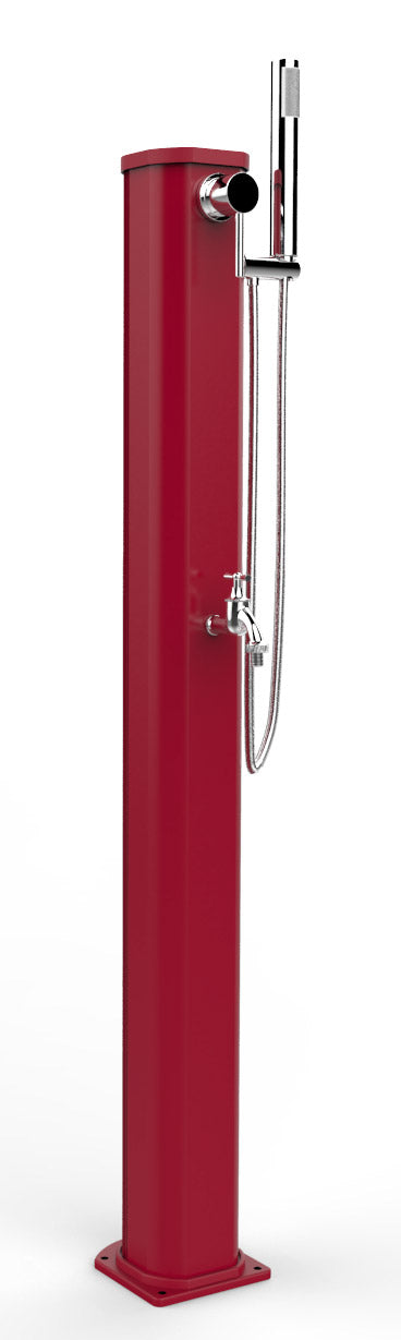 prezzo Doccia da Giardino Miscelatore Doccetta e Lavapiedi Arkema Jolly Go Cherry