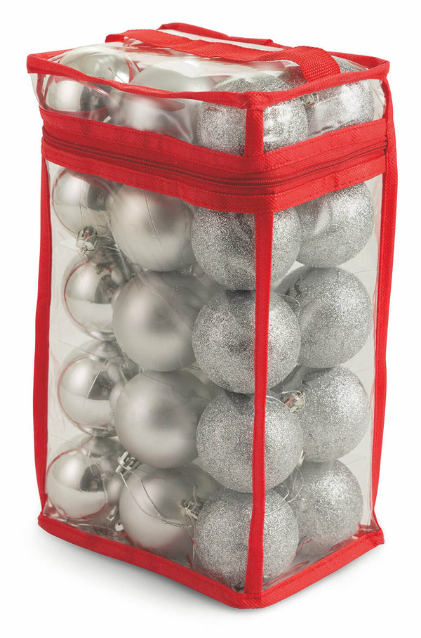Set 30 Palline Decorative Ø6 cm per Albero di Natale Soriani Argento online