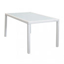 Tavolo Azore 150x90 cm in Wicker Bianco