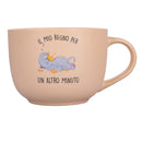 Tazza Ø11,5x9 cm in New Bone China VdE Tivoli 1996 Lazy "il mio regno x un altro minuto"