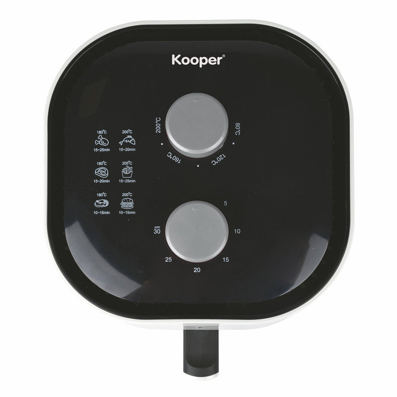 BERGNER Copper Friggitrice Ad Aria 4,8L – 1300W – Timer 30′ E Temperatura Regolabile – Airfryer