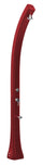 Doccia Solare da Giardino 28L Miscelatore Temporizzato e Lavapiedi Arkema Happy Beach Ruby