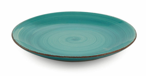 Set 6 Piatti Frutta Ø19x2 cm in Gres Villa d'Este Home Tivoli Baita Azzurro sconto