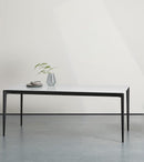 Tavolo Allungabile 190/270x90x76 cm in Vetro Phoenix Bianco