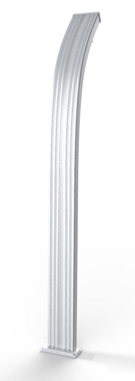 acquista Doccia Solare da Esterno Giardino 30L Miscelatore e Lavapiedi Arkema Spring Inox Paint