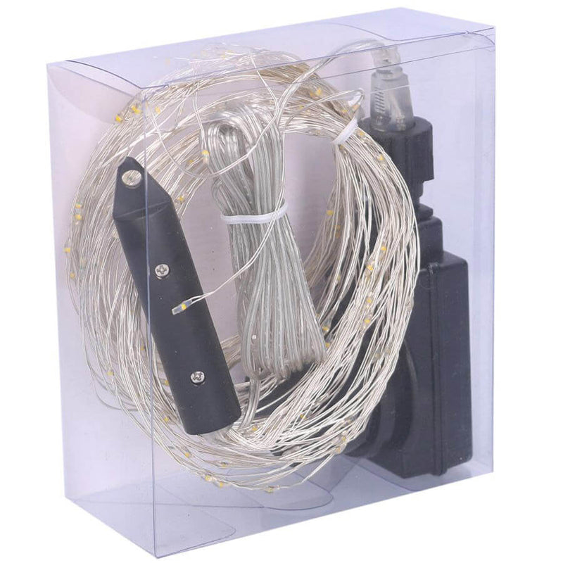 Luci di Natale 400 MICROLED Bianco Caldo da Esterno