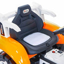 Escavatore Elettrico per Bambini 6V Kidfun Arancione e Bianco