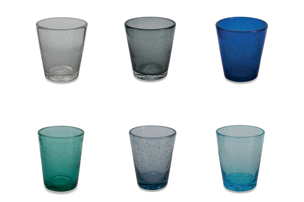 Set 6 Bicchieri Ø9x10 cm in Vetro Villa d'Este Home Tivoli Baita sconto
