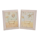 Set 2 Quadri con Vasca da Bagno H 31 cm