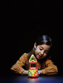 Costruzioni Magnetiche 3D Gioco Calamitato 31 Pezzi Magformers Neon Led