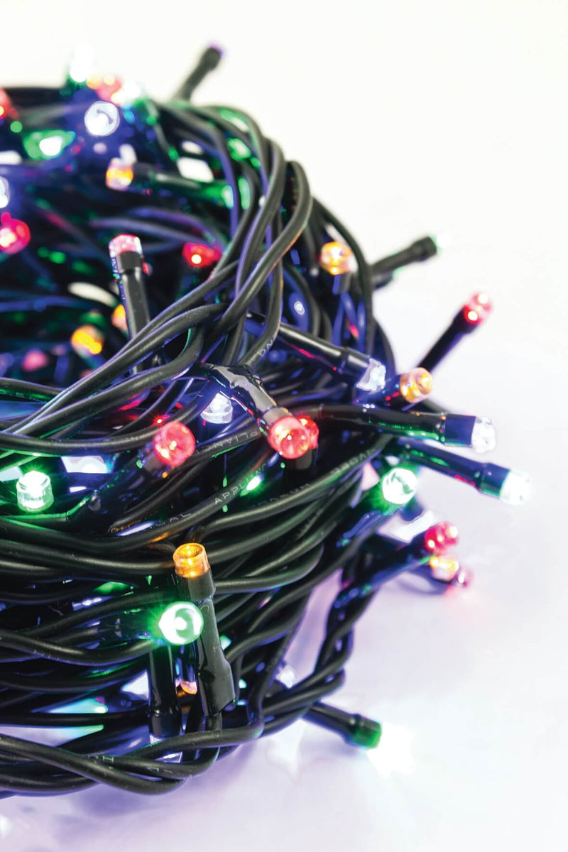 Luci di Natale 1000 LED 45m Multicolor da Esterno-Interno Soriani