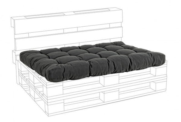 prezzo Cuscino Seduta per Pallet Poly230 Carbon in Tessuto per Esterno