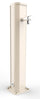 Fontana Lavapiedi da Giardino con Rubinetto Temporizzato Arkema Jolly Bianco Crema