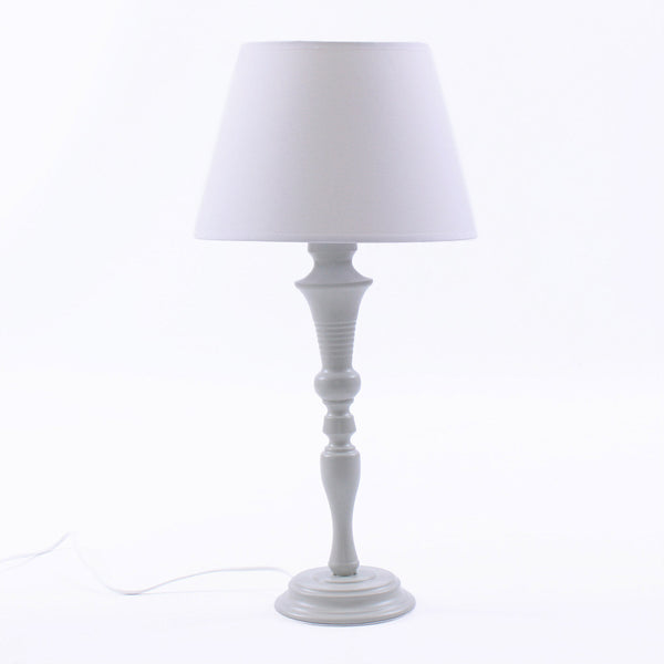 Lampada da Tavolo Ø28xH56 cm in Metallo Grigio online