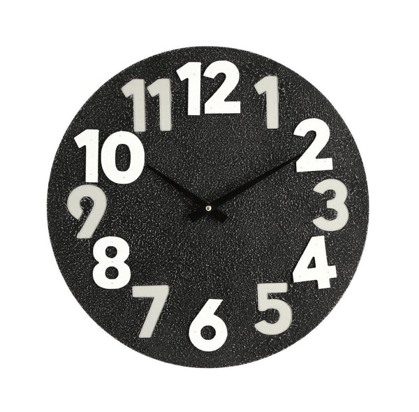 prezzo Orologio da Parete Ø40x4,5 cm in Legno Timing Nero