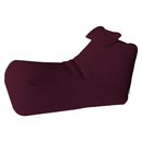 Lettino Chaise Lounge 120x70x65 cm con Cuscino in Poliestere Armonia Bordeaux