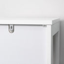 Mobile Scaffale Bagno 5 Ripiani 30x30x140 cm in MDF Bianco