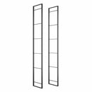 Struttura per Scaffale Lader H1790 Verniciato Nero Acciaio Emuca