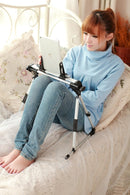 Supporto pieghevole regolabile ultra-leggero treppiede per tablet e smarphone