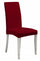Set 2 Coprisedie con Schienale Elasticizzati in Poliestere Fashion Bordeaux