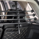 Griglia Divisoria per Auto 85-140x40-50 cm in Ferro e ABS Nero