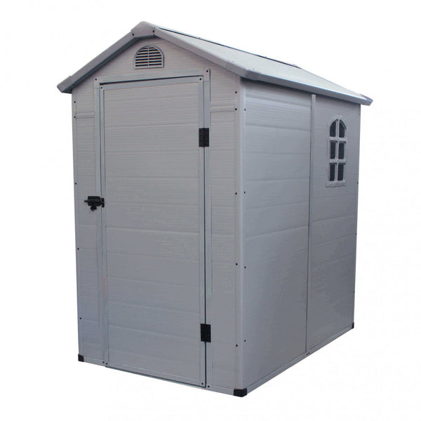 Casetta Box da Giardino Hause 134x192x204 h cm in Plastica Grigio chiaro online