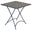 Tavolino Quadrato Pieghevole da Giardino 70x70 cm in Ferro Vorghini Orta Antracite