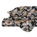 Copripiumino Infinity con Sacco e Federe in Poliestere Black Flower  