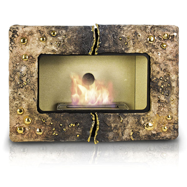 Camino Bioetanolo da Parete in Ceramica 60x40 cm Ferazzoli Wall Marrone acquista