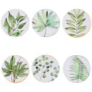 Set 6 Sottopiatti Tondi Ø33x2 cm  in Polipropilene VdE Tivoli 1996 Oriental Botanique